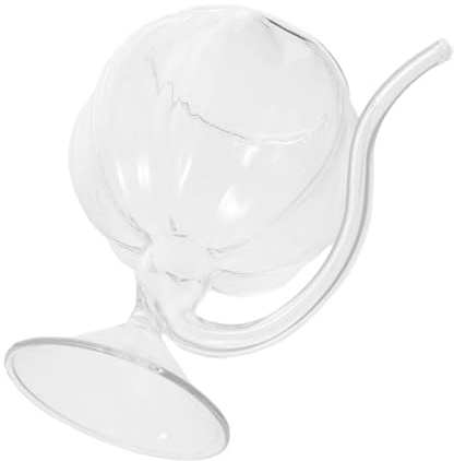 STOBAZA Bicchiere per Cocktail Bicchieri per Succhi con Design Decanter in Vetro per Vino Bicchiere da Festa con Cannuccia Accessori in Vetro per Feste Halloween Bicchieri da Vino per Club
