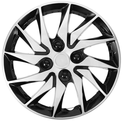 GRIRIW Enjoliveur de Moyeu de Roue 14 Pouces en Abs et PP Design Stylé, Facile à Nettoyer, Modification de Véhicule