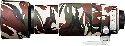 EasyCover - Lens Oak - Protecteur d'objectif - Protection pour l'objectif de Votre Appareil Photo – pour Canon EF 100-400mm F4.5-5.6L is II USM - Camouflage Vert