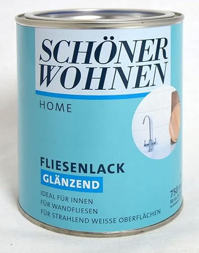 Home Fliesenlack glänzend 750 ml weiss