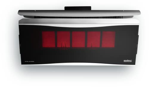 Bromic Platinum Smart Heat 11000W Gas Patio Heater - Natural Gas (NG), 500 Series, 110V, Black Finish - BH0110003-1