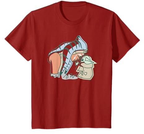 Star Wars Grogu and Ahsoka Tano Force Connection T-Shirt