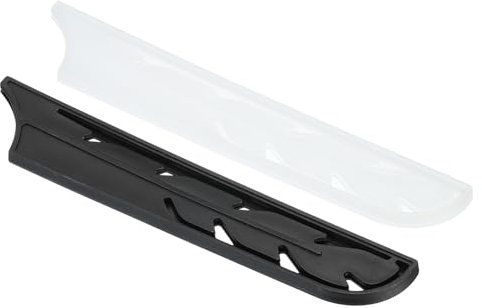 PATIKIL Knife Sheaths for Kitchen Knife for 8 Bread Knife, 2 Pcs Knife Edge Guard, Knife Sheath Covers Sleeves, Feathered Bread Knife Holder, Black & Transparent, 7.8x 1.4