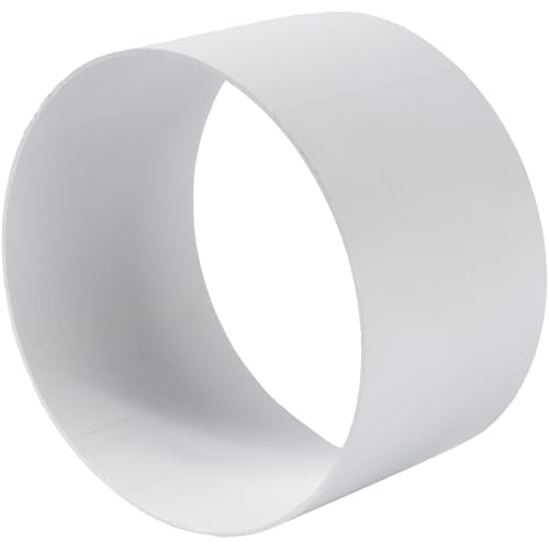 Vent Systems Ø100 mm Kunststoff - Weiblich Rundrohr Kanalverbinder für gerade oder flexible Rohre - Lüftungssystem Zubehörteil - Rohrverbinder für Kühlung, Heizung, Lüftung, HVAC
