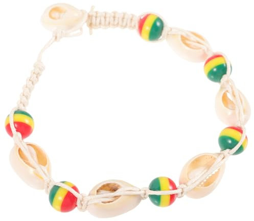TENDYCOCO 2st Bunte Halskette Damenhalsketten Halsketten Für Schlüsselbeinketten Muschelkette Perlendekor Für Strand Halsketten Perlen-statement-halskette Colorful