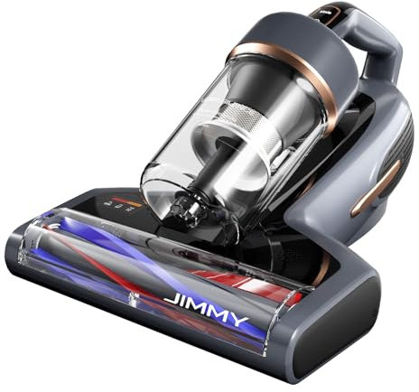 Jimmy BX7 Pro Max Aspiratore per acari 700 W, con luce UV-C, vento caldo da 65 ℃ e riscaldamento a grafo, sensore di polvere, funzione ioni negativi, schermo LED, Pulitore per Materassi Letto