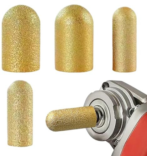 Fraiseuse - Outil de gravure à 4 mors pour meuleuse à pierre, tête de meuleuse à arc pour pierre | Équipement industriel robuste pour marbre, céramique, porcelaine, perçage de trous, construction