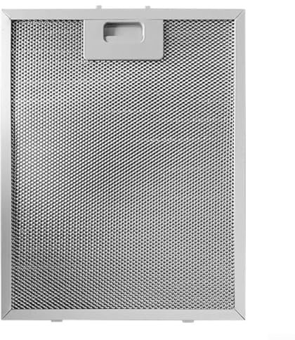 JoyousMall Cooker Hood Filter 340x280x9mm, Stainless Steel Range Hood Filter Oil-Screen Oil Baffle Replacement Range Hood Accessories