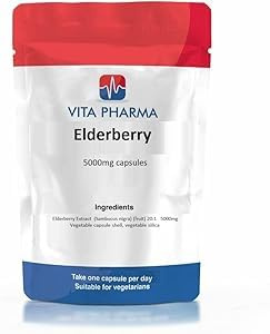 VITA PHARMA Elderberry 5000 mg 60 Capsules