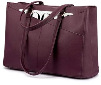 LOVEVOOK Bolso para ordenador portátil para mujer de 15,6 pulgadas, bolso de trabajo para profesores, grande, resistente al agua, bolso de hombro, bolso bandolera, bolso para negocios, escuela