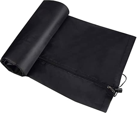 HEALEEP Cubierta Plegable para Tendedero Giratorio de Patio, Funda Protectora de 210d Oxford Resistente al Sol, Lluvia y Viento para Uso Exterior