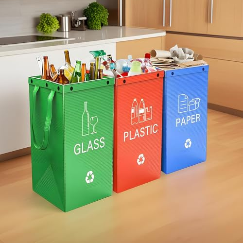 Recipiente de basura reutilizable - Mini 40ml Juego de contenedores de residuos, ahorro de espacio | Residuos reutilizables compactos con soporte de diseño plegable para dormitorio, armario