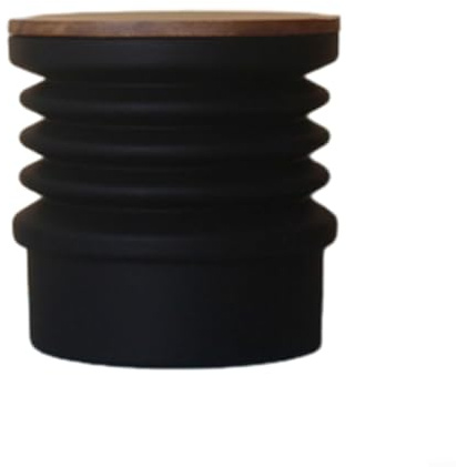 Moulin à café simple à utiliser avec mécanisme de nettoyage intégré (couvercle en bois)