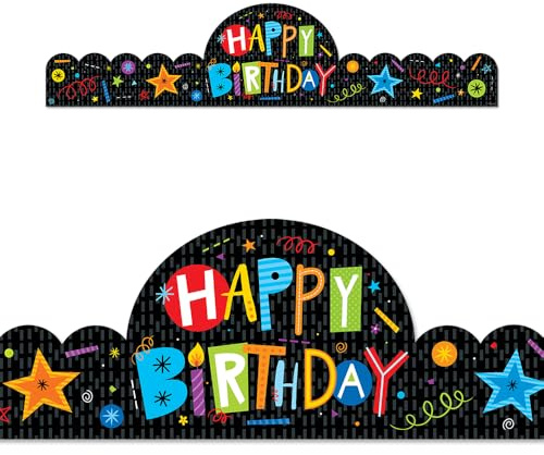 Creative Teaching Press Happy Birthday Crowns, Celebrating Birthdays! (30 Per Pack) (2817)