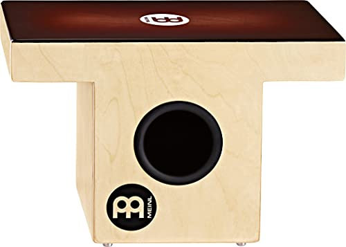 Meinl Percussion Slaptop Cajon Instrument - rückenschonende Trommelkiste mit Snare - Espresso Burst Schlagfläche (TOPCAJ1EB)