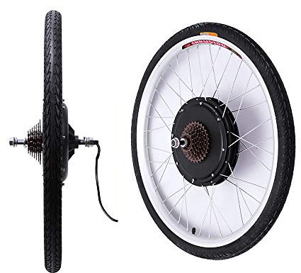 SENDERPICK 26 tums elektrisk cykelkonverteringssats, 36 V 800 W bakhjuls- elektrisk cykel-rörelsekonverteringsutrustning-E-cykel cykelnav (800 W)
