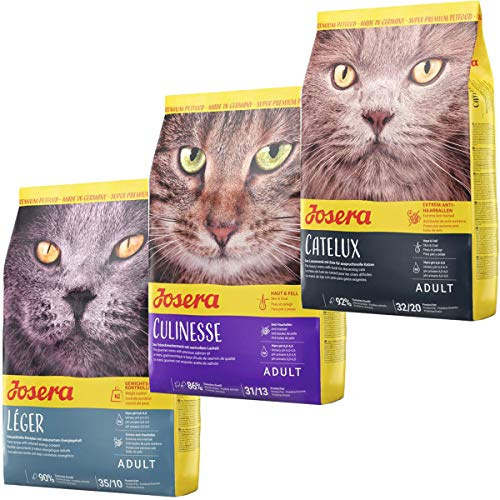 Josera Die Gourmetvariation für die Katze: je 2 kg Léger, Culinesse & Catelux