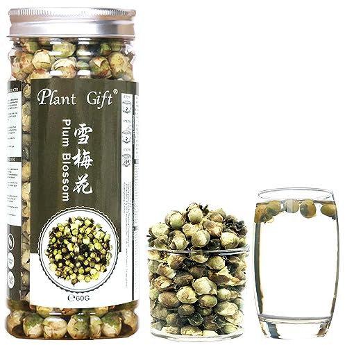 Plant Gift Snow Plum Blossom Tea, Nieve del flor del ciruelo del té, Té de la flor seca, salud orgánica suelta China Salud china cuidado de la piel 60G/2.11oz