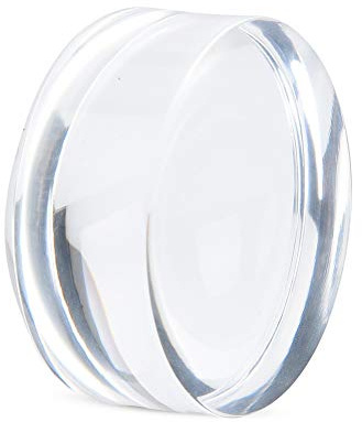 Germerse Kuppellupe, transparente 8X Professional Reading Dome Lupe, Heimdekoration für Büro-Lesezeitung