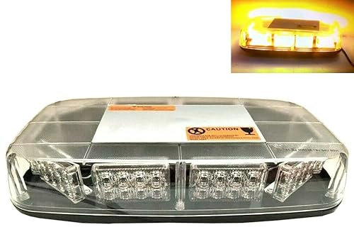 Barra de luz de advertencia con 80 LED, 280 x 165 x 57, luz de luz de señalización giratoria 12 V 24 V E9