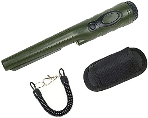 WSH Handheld Metal Detector Pinpointer High Waterproof IP68 to Underwater 5 Meters HS-08 Three Detection Modes Check Metal detector (Color : Green)
