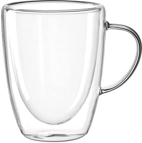LEONARDO HOME 53062 Doppelwandtasse DUO 300 ml, 1 Stück, 053062, Glas, 300 milliliters