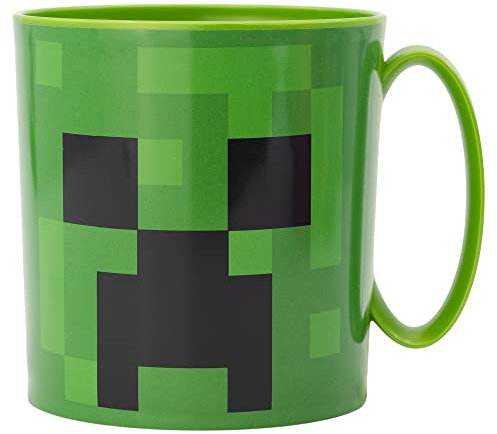 Minecraft 350ml Microwave Reusable Plastic Kids Cup
