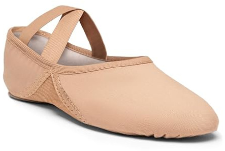 Rumpf 1007 Pique Ballettschläppchen Gymnastik Turn Trainings Tanz Schläppchen Leinen Geteilte Sohle; VEGAN