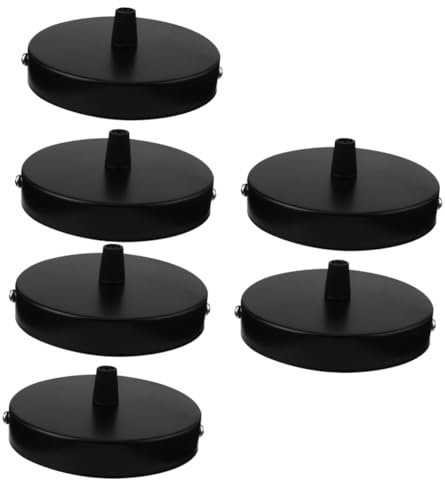 DOITOOL 6pièces Base De Suspension Pour Lampe Murale Châssis Rond Pour Lustres Et Lampes De Plafond Accessoire à Installer Le Salon Corridor Ou Atelier