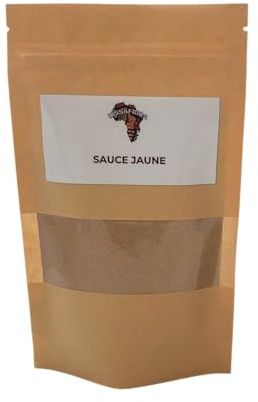 Mix salsa gialla 50 g – Spezie africane per salsa gialla Camerun – condimento tradizionale curcuma & zenzero – cucina autentica Camerun – 100% naturale