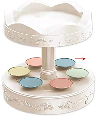 YKMYXZ alzate per torte， Giostra Base rotante Punta girevole Vassoio da dessert mobile Espositore for torta di compleanno Vassoio for torta