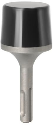 Rubber Mallet with Powered SDS Plus Handle - Mark-Free Hammer for Radiator, Plumbing, Tile, Carpentry & More