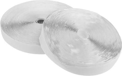 OFFIGAM Adhesivo Doble Cara Cinta Para Cortinas Tiras Adhesivas Para Alfombras De Metros Cintas De Gancho y Bucle Para El Hogar y Fijación De Muebles