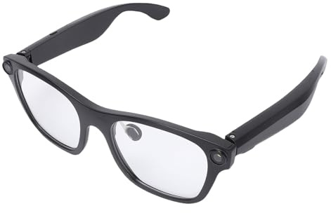 Garsent AI Smart Glasses, AI Translation Bluetooth Glasses, 1080P HD Wearable Video Recording Glasses with Music Call Voice Helper WiFi Transfer for Travel, Meetings, Business Use