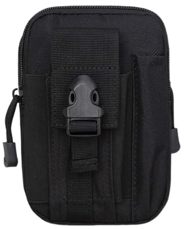 Bolsa Cintura Táctica, Multiusos Poly Herramienta Soporte, Bolso Cinturón Táctica Militar Compacta, para Herramientas Pequeñas, para Acampar, Senderismo, Ciclismo, Escalada y Viajes