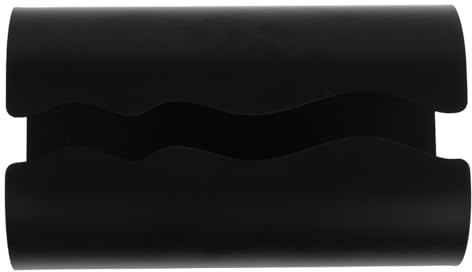 BAZEITFLOW Boîte à Mouchoirs Acier Inoxydable Noir avec Design Creux Moderne Distributeur Antifingerprint pour Cuisine Bureau et Restaurant Support Papier Essuie-Tout Résistant à Humidité