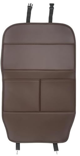 SGLEULRC Car Rear Seat Back Protector for VW Tiguan 2. Gen/Tiguan Allspace 2016-2023, Universal Auto Organizer Backseat Kick Mats Waterproof Anti-Kick Scratch Pad Travel Accessories with Pockets