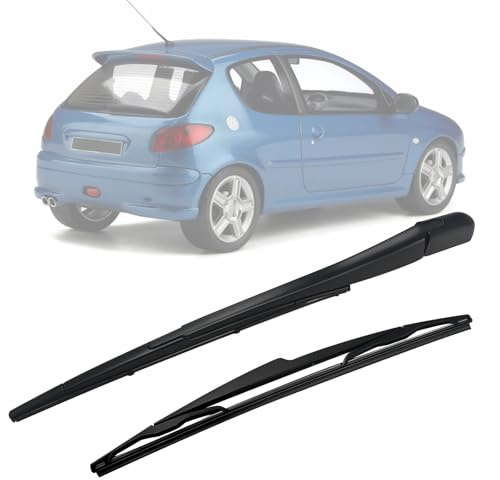 Heckscheibenwischerarm Ersatz für Peugeot 106 1995-2005/206 1998-2013 | Hinterer Scheibenwischerarm Wasserdicht, Heckwischerarm Kit Ersatz passgenau, Auto Heckwischerblatt langlebig