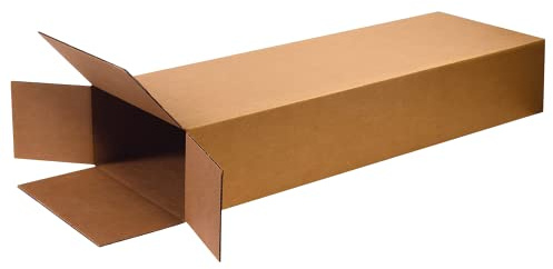 Partners Brand 18x6x45 Corrugated Cardboard Boxes, 18L x 6W x 45H, Pack of 5 | Shipping, Packaging, Moving, Storage Box for Business, Strong Wholesale Bulk Boxes 18x6x45