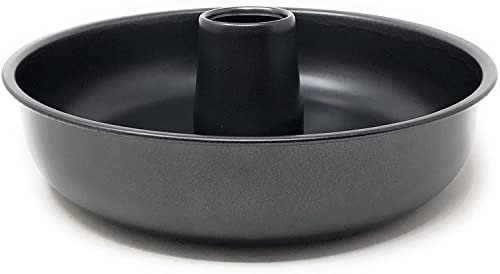 Space Home - Biscotta con tubo - Stampo per pasticceria Savarin - Acciaio al carbonio - Antiaderente - 25 cm