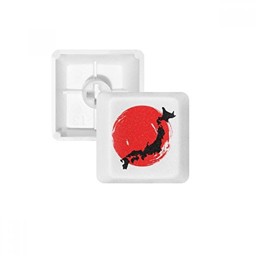 DIYthinker Mapa Negro Abstractos Teclas Pbt Japón para Teclado Mecánico Blanco OEM Sin Marca De Impresión