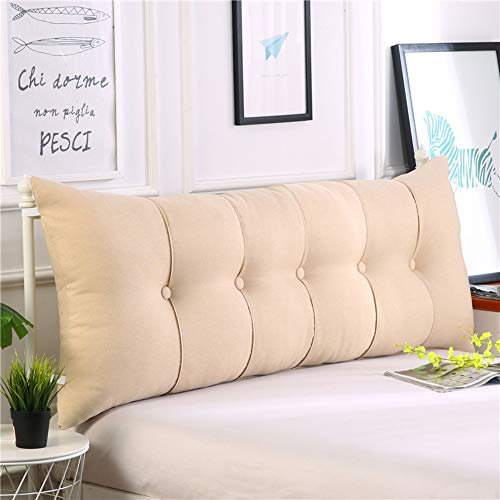 AMYDREAMSTORE Rechteckige Bett Rückseitige Kissen keilkissen, Dreieckige Lesung rückenlehne Polster Polstermöbel Für Sofa-Bett tagesbett-I 20x60x200cm(8x24x79)