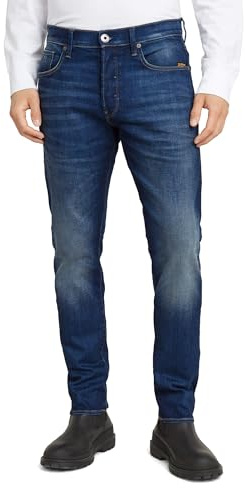 G-STAR RAW herr Jeans 3301 Slim, Blå (arbetare blå bleknad A088-a888), 31W / 30L