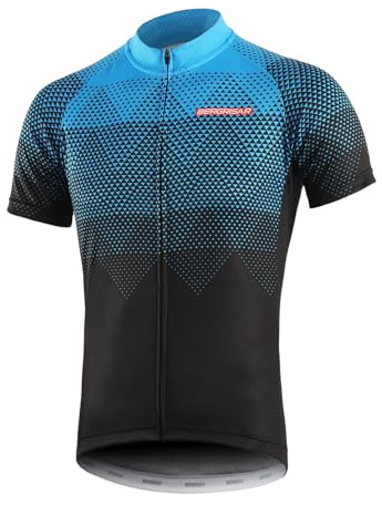 BERGRISAR Cykeltröjor, kortärmad cykeltröja för män,8006 blå,M