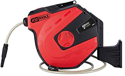 KS TOOLS 150.4227 Wasseraufroller, 20 m, Weiß