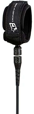 Creatures of Leisure ICON Shortboard Leash - 8 FT - Black