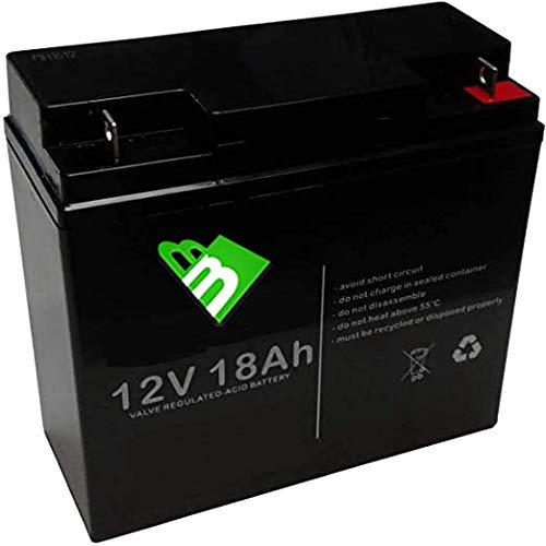 Batteria AGM Al Plombo Ricaricabile 12V 18Ah VRLA Per allarmi antifurti, sistemi di sicurezza, Batterie di ricambio per UPS USV, Solar, Solarpanel