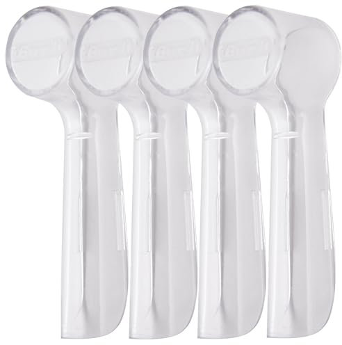 ibrush 4 PCS Fundas para Cabezales - Cepillo de Dientes Eléctrico, Cubierta Compatible con Oral-B, Protectora A Prueba de Polvo y Gérmenes