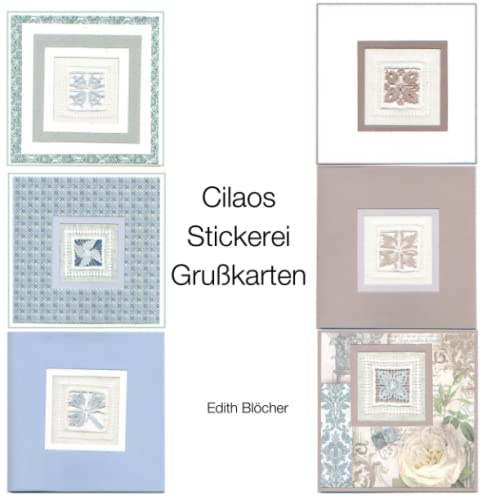 Cilaos Stickerei Grußkarten