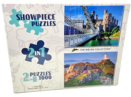 Showpiece Puzzles 2 x 1000 Piece Collection Age 3+ Wales